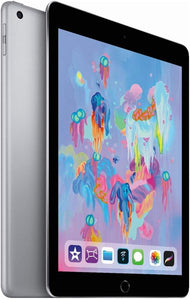 Apple iPad 6th Gen 9.7" 32GB w/ Cellular  A1954/BLACK - iOS 16.6 GRADE A Renewed