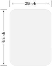 Load image into Gallery viewer, Crystal Clear 1/5" Thick 47" x 35" Heavy Duty Hard Chair Mat |Suitable for Carpet or Hard Floor