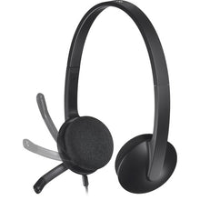 Load image into Gallery viewer, Logitech H340 USB PC Stereo Headset with Noise Cancelling Microphone
