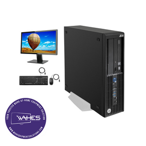 HP Z230 SFF Series L9K08UT Workstation Refurbished GRADE A Single Desktop PC Set (19-24" Monitor + Keyboard and Mouse Accessories):  Intel I7-4770 @ 3.4 Ghz|24GB Ram|1 TB HDD| Call Center Work from Home|School|Office