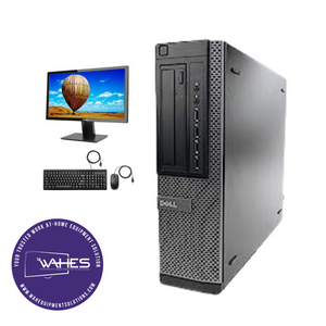 Dell Optiplex 790 DT Refurbished GRADE B Single Desktop PC Set (19-24" Monitor + Keyboard and Mouse Accessories):Intel i5-2500 @ 3.2 Ghz| 8GB Ram| 320 GB HDD|Work from Home Ready|School|Office