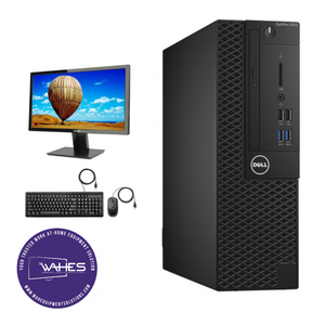 Dell Optiplex 3050 Refurbished GRADE A Single Desktop PC Set (20-24" Monitor + Keyboard and Mouse Accessories): Intel i5-7500 Gen's|16gb ram| 256gb SSD|WIN 11 PRO|Arise Work from Home Ready