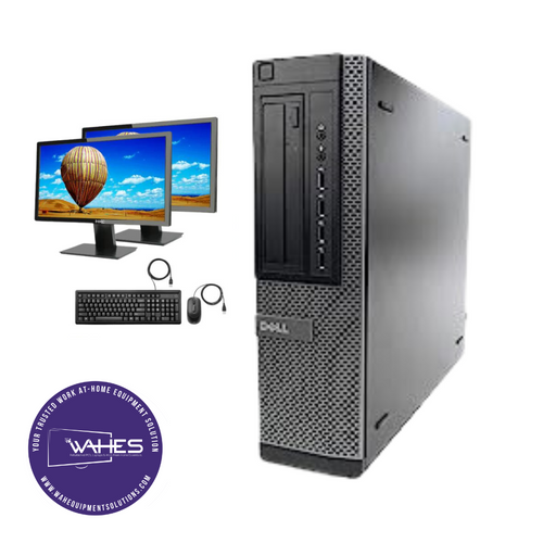 Dell Optiplex 790 DT Refurbished GRADE B Dual Desktop PC Set (19-24