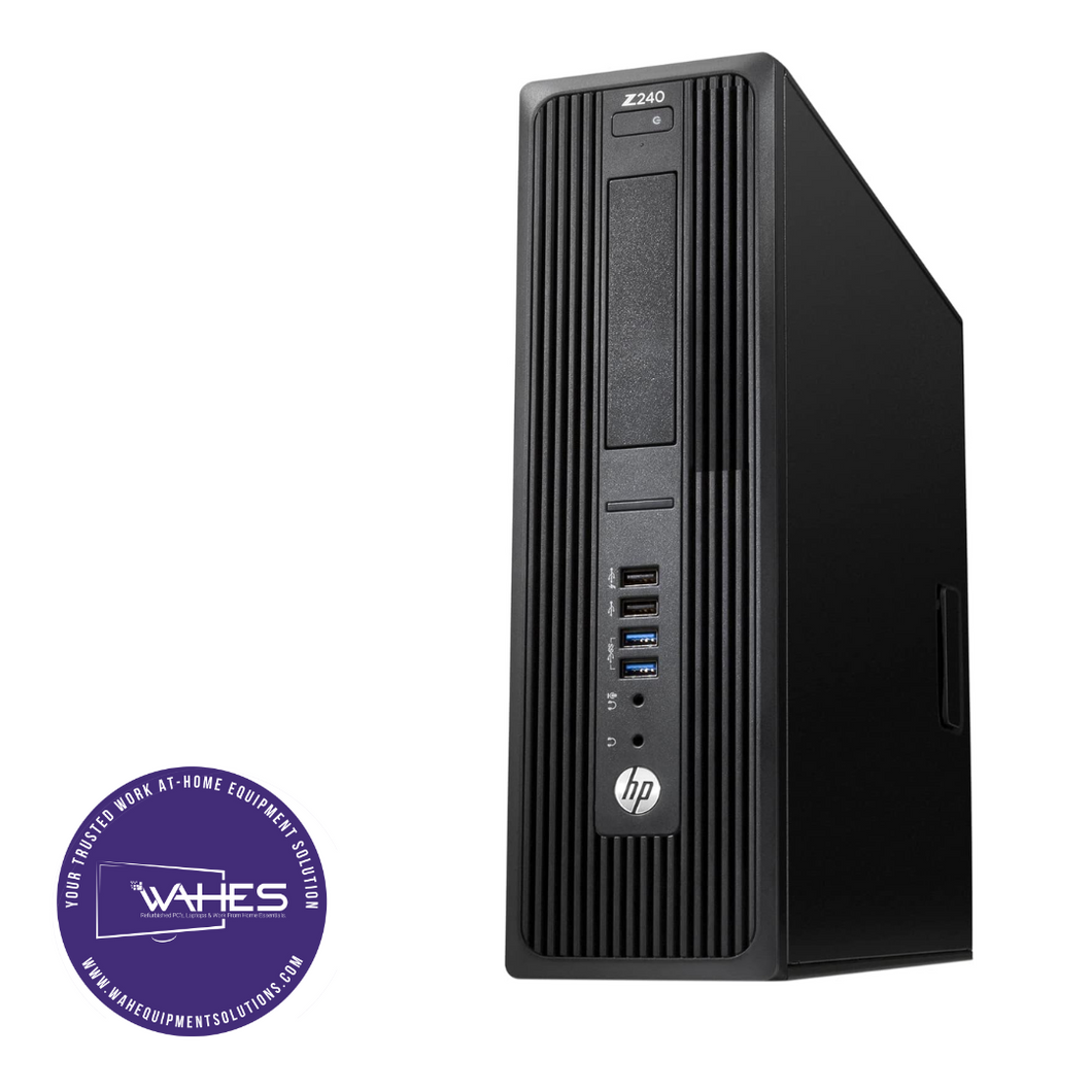 HP Z240 SFF Refurbished GRADE B Desktop CPU Tower ( Microsoft Office and Accessories):  Intel i7-3770 @ 3.4 Ghz| 16GB Ram| 500 GB HDD|Call Center Work from Home|School|Office