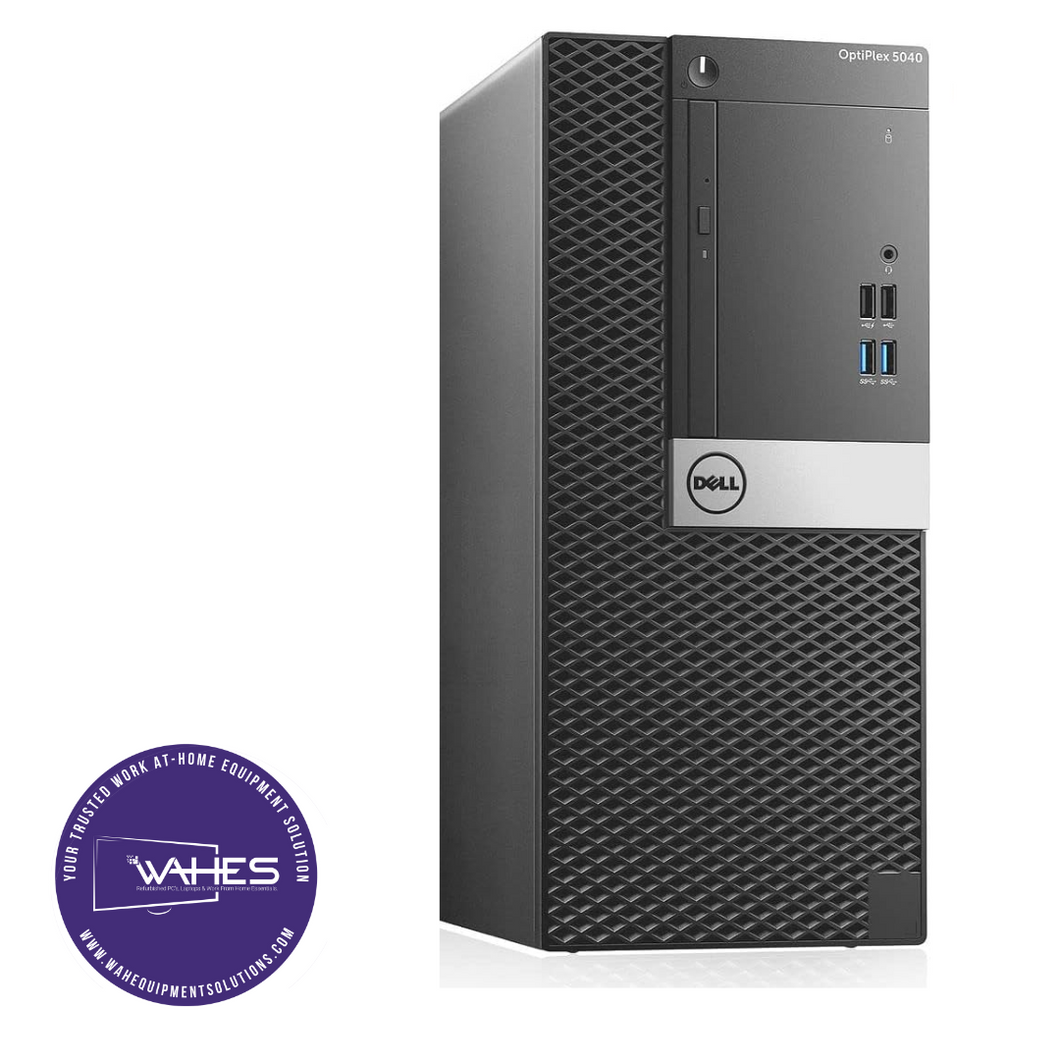 Dell Optiplex 5040DT Refurbished GRADE A Desktop CPU Tower ( Microsoft Office and Accessories): Intel i7-6700 @ 3.4 Ghz| 8GB Ram| 128 GBSSD|WIN 11|Arise Work from Home Ready