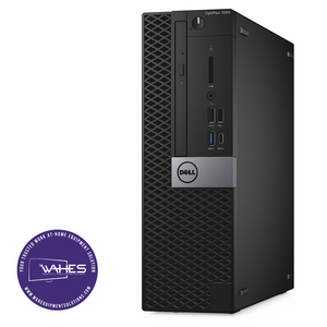 Dell Optiplex 7050 SFF Refurbished GRADE A Single Desktop PC Set (19-24" Monitor + Keyboard and Mouse Accessories):Intel  I7-7600 @ 3.4 Ghz| 8GB Ram|  128 GB SSD|Arise Work from Home Ready