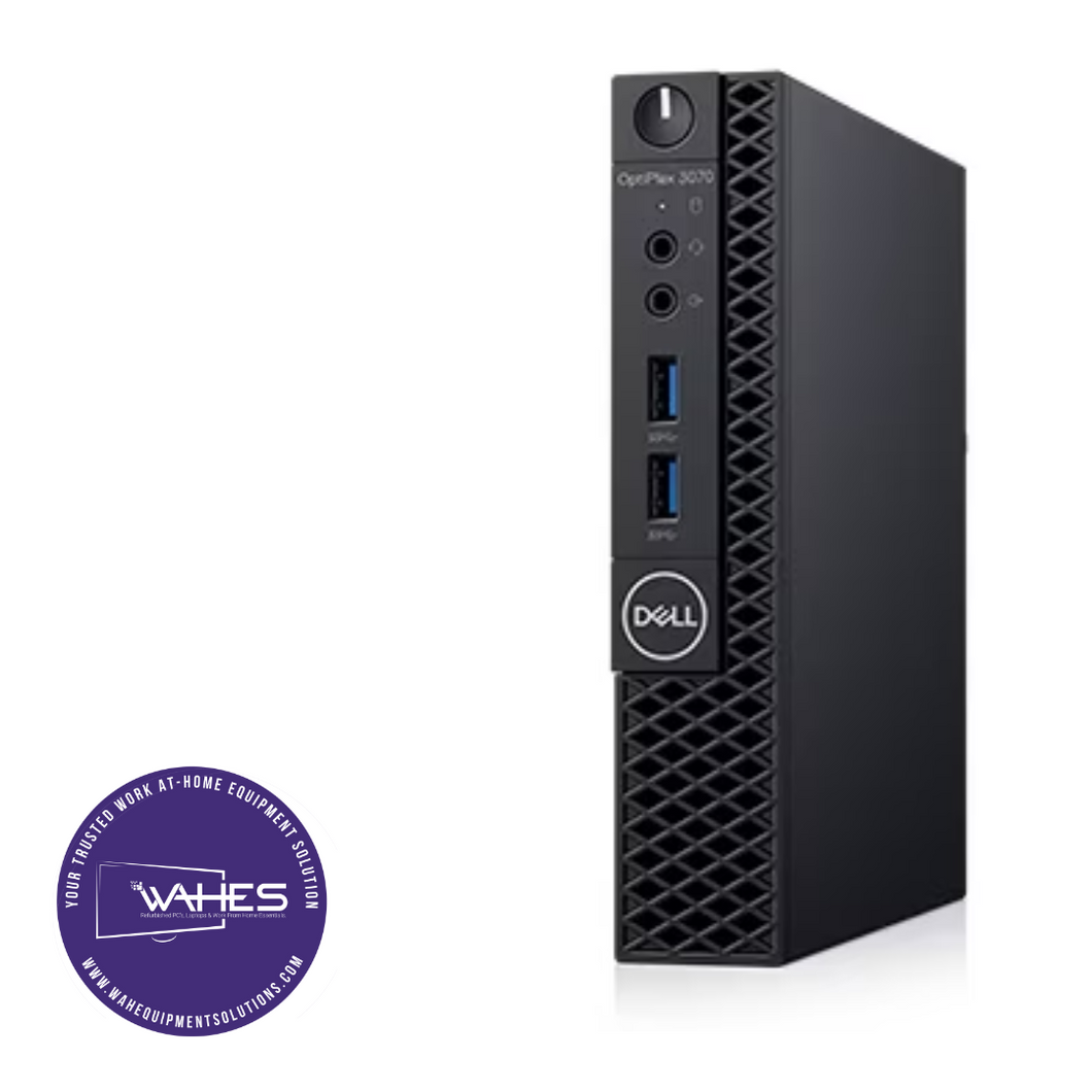 Dell Optiplex 3070 Micro Refurbished GRADE A Desktop CPU Tower ( Microsoft Office and Accessories): Intel i5-9500T @ 2.2 GHz| 8GB Ram| 240 GB SSD|Arise Work from Home Ready