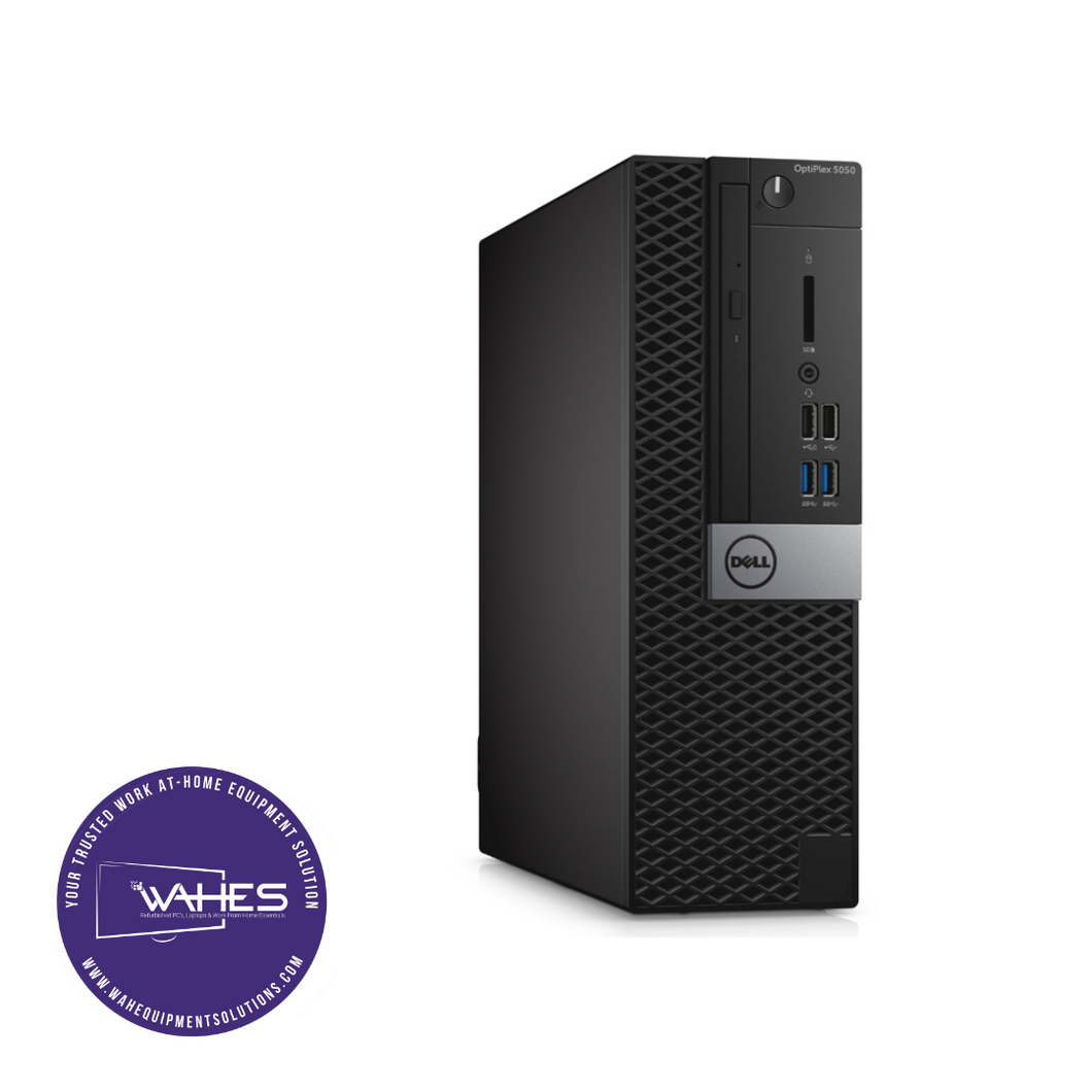 Dell Optiplex 5050 SFF Refurbished GRADE A Desktop CPU Tower ( Microsoft Office and Accessories): Intel i5-7500 @ 3.4 Ghz| 8GB Ram| 128 GB SSD |WIN 10|Arise Work from Home Ready