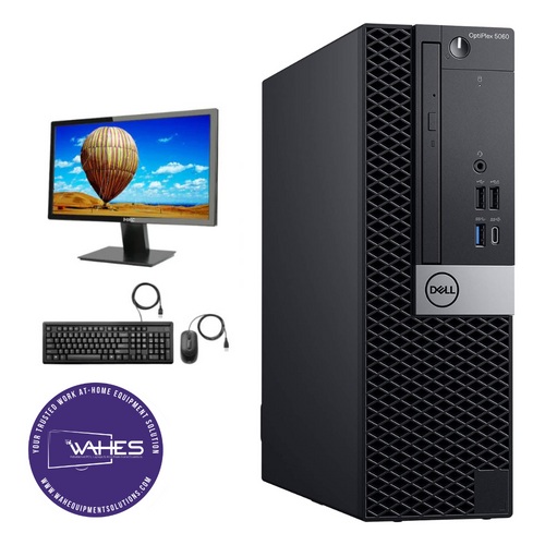 Dell Optiplex 5060 SFF Refurbished GRADE B Single Desktop PC Set (20-24