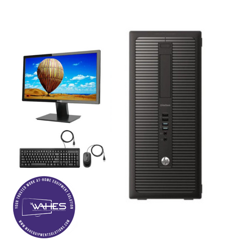 HP Elitedesk 800 G1 DT Refurbished GRADE A Single Desktop PC Set (19-24