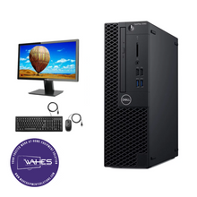 Load image into Gallery viewer, Dell Optiplex 3060 SFF Refurbished GRADE B Single Desktop PC Set (20-24&quot; Monitor + Keyboard and Mouse Accessories):  Intel i5-8500| 8GB Ram| 128 GB SSD|WIN 11|Arise Work from Home Ready