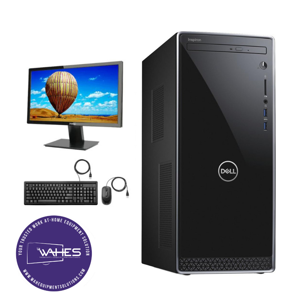 Dell Inspiron 3670 DT Refurbished GRADE B Single Desktop PC Set (20-24