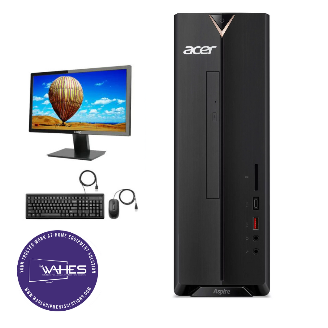 Acer Aspire DT Refurbished GRADE A Single Desktop PC Set (19-24