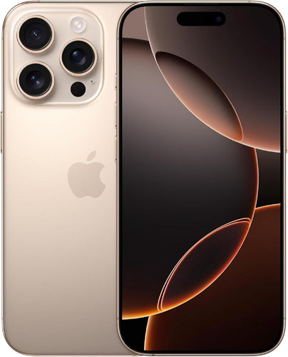 iPhone 16 Pro Max -Dessert Titanium 256GB|Factory Unlocked (Any Carrier) | GRADE A Renewed