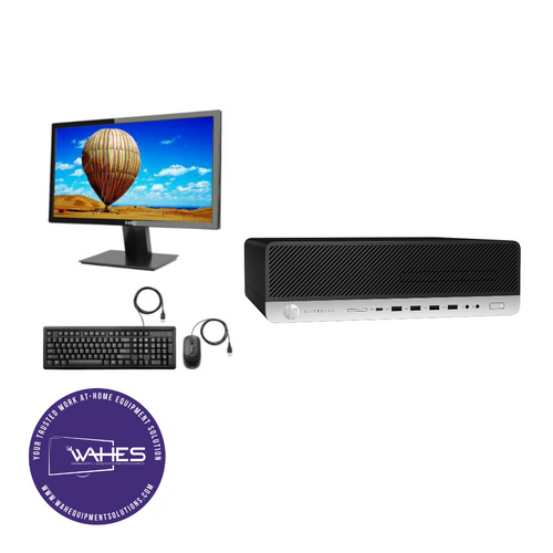 HP ELITEDESK 800 G4 SFF Refurbished GRADE B Single Desktop PC Set (20-24