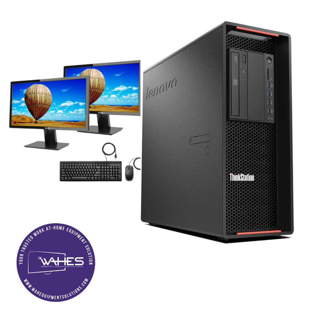 Lenovo Workstation P500 Refurbished GRADE A Dual Desktop PC Set (20-24