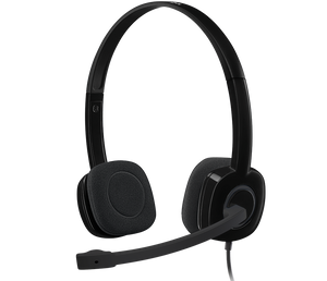 Logitech H151 Stereo Headset with Noise-Cancelling Mic (3.5MM Audio Jack Connection)