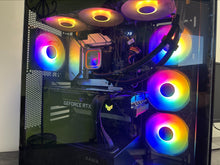Load image into Gallery viewer, Glass-Custom Gaming Desktop Refurbished GRADE A Desktop CPU Tower ( Microsoft Office and Accessories): MSI Z690 MB W/i5-12600K| 32GB DDR5 Ram| 512GB m.2 + 2TB HD |ASUS ROG GeForce 3070ti-8GB |Arise Work from Home Ready
