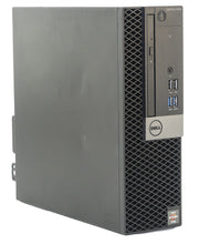 Load image into Gallery viewer, Dell Optiplex 5055 SFF Refurbished (Gr-A) Single Desktop PC Set (20-24" Monitor + Keyboard and Mouse Accessories): AMD Ryzen 5 Pro 2400G @ 3.6GHz | 8GB RAM | 256GB SSD | WIN 11 PRO | Arise Work from Home Ready