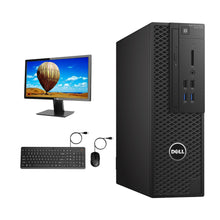 Load image into Gallery viewer, Dell Precision 3420 SFF Refurbished (Gr-A) Single Desktop PC Set (20-24" Monitor + Keyboard and Mouse Accessories): Xeon E3-1240V5 @ 3.50Ghz | 64GB RAM | 256GB SSD | WIN 11 PRO | Arise Work from Home Ready
