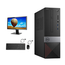 Load image into Gallery viewer, Dell Vostro 3470 SFF Refurbished (Gr-A) Single Desktop PC Set (20-24" Monitor + Keyboard and Mouse Accessories): Intel i7-8700 @ 3.2Ghz | 16GB RAM | 1TB SSD | WIN 11 PRO | Arise Work from Home Ready