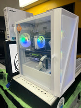 Load image into Gallery viewer, WHITE CUSTOM BUILD  Refurbished GRADE A Desktop CPU Tower ( Microsoft Office and Accessories): Intel I5-7500T @ 3.5 GHZ|NVIDIA 1080 - 8GB| 16GB Ram| 256 GB SSD 1 TB HDD|WIN 11|Arise Work from Home Ready