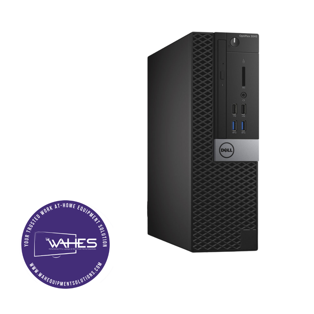 Dell Optiplex 3040 SFF Refurbished GRADE A Desktop CPU Tower ( Microsoft Office and Accessories): Intel i3-6100 @ 3.4 Ghz|4GB Ram|500 GB HDD|Call Center Work from Home|School|Office