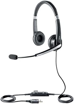 Jabra UC VOICE 550 Duo Corded Headset for Softphone (Renewed)