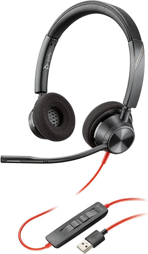Plantronics - Blackwire 3320, Wired, Dual-Ear (Stereo) Headset