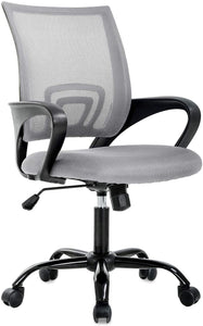 Ergonomic Mesh Computer Desk Chair| Lumbar Support and Adjustable Stool Rolling Swivel