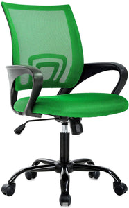 Ergonomic Mesh Computer Desk Chair| Lumbar Support and Adjustable Stool Rolling Swivel