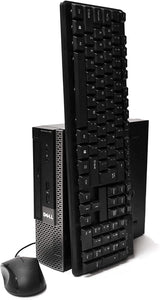 Dell Optiplex 790 Micro Refurbished Single Desktop PC Set (19-24" Monitor + Keyboard and Mouse Accessories):  Intel i3-2100|@ 3.4 Ghz|4GB Ram|500 GB HDD|Call Center Work from Home|School|Office