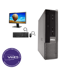 Load image into Gallery viewer, Dell Optiplex 790 Micro Refurbished Single Desktop PC Set (19-24&quot; Monitor + Keyboard and Mouse Accessories):  Intel i3-2100|@ 3.4 Ghz|4GB Ram|500 GB HDD|Call Center Work from Home|School|Office