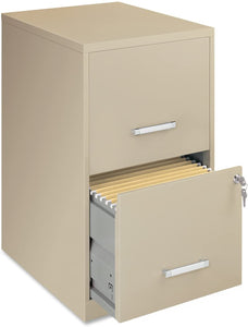 Lorell 14340 18 Deep 2-Drawer File Cabinet