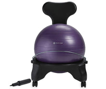 Load image into Gallery viewer, Gaiam Classic Balance Ball Premium Ergonomic Chair - Work At-Home Equipment Solutions (WAHES)