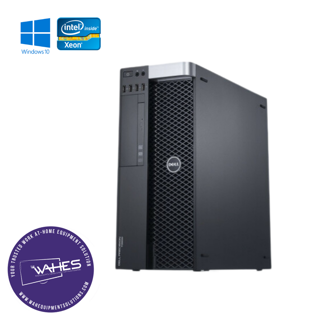 Dell Precision T3600 DT Refurbished Desktop CPU Tower ( Microsoft Office and Accessories): Xeon @ 3.4GHz|12GB RAM|250GB HDD|NVIDIA QUADRO 600|Call Center Work from Home|School|Office