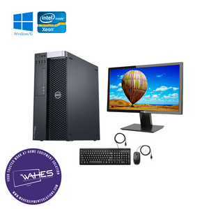 Dell Precision T3600 DT Refurbished Single Desktop PC Set (19-24" Monitor + Keyboard and Mouse Accessories): Xeon @ 3.4GHz|12GB RAM|250GB HDD|NVIDIA QUADRO 600|Call Center Work from Home|School|Office