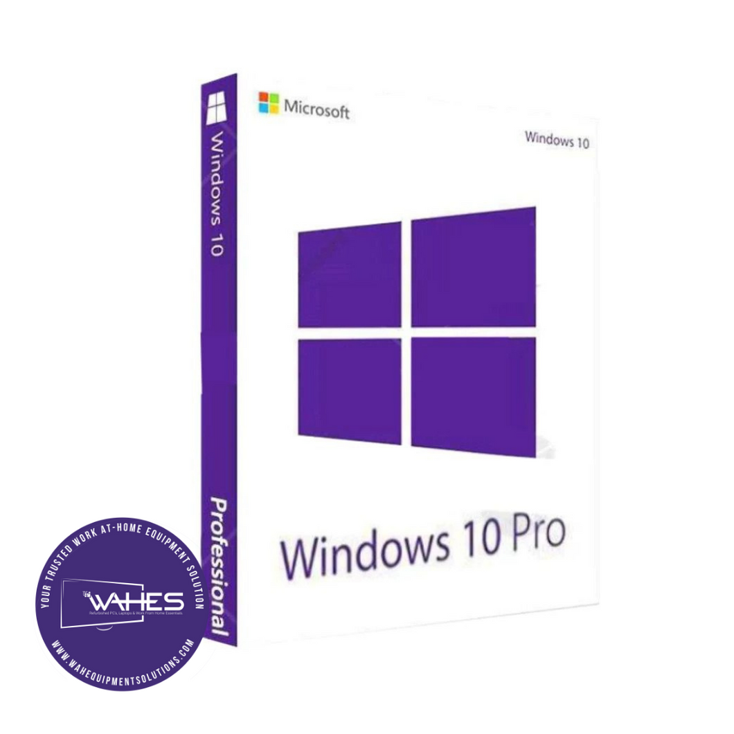 Lifetime Activation Key Microsoft Windows 10 Professional with Emailed –  Work At-Home Equipment Solutions