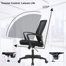 Load image into Gallery viewer, Ergonomic Office Modern Mesh Swivel Computer Chair with Lumbar Support Arms