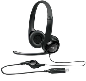 Logitech H390 - Noise Cancelling USB Headset - Work At-Home Equipment Solutions (WAHES)